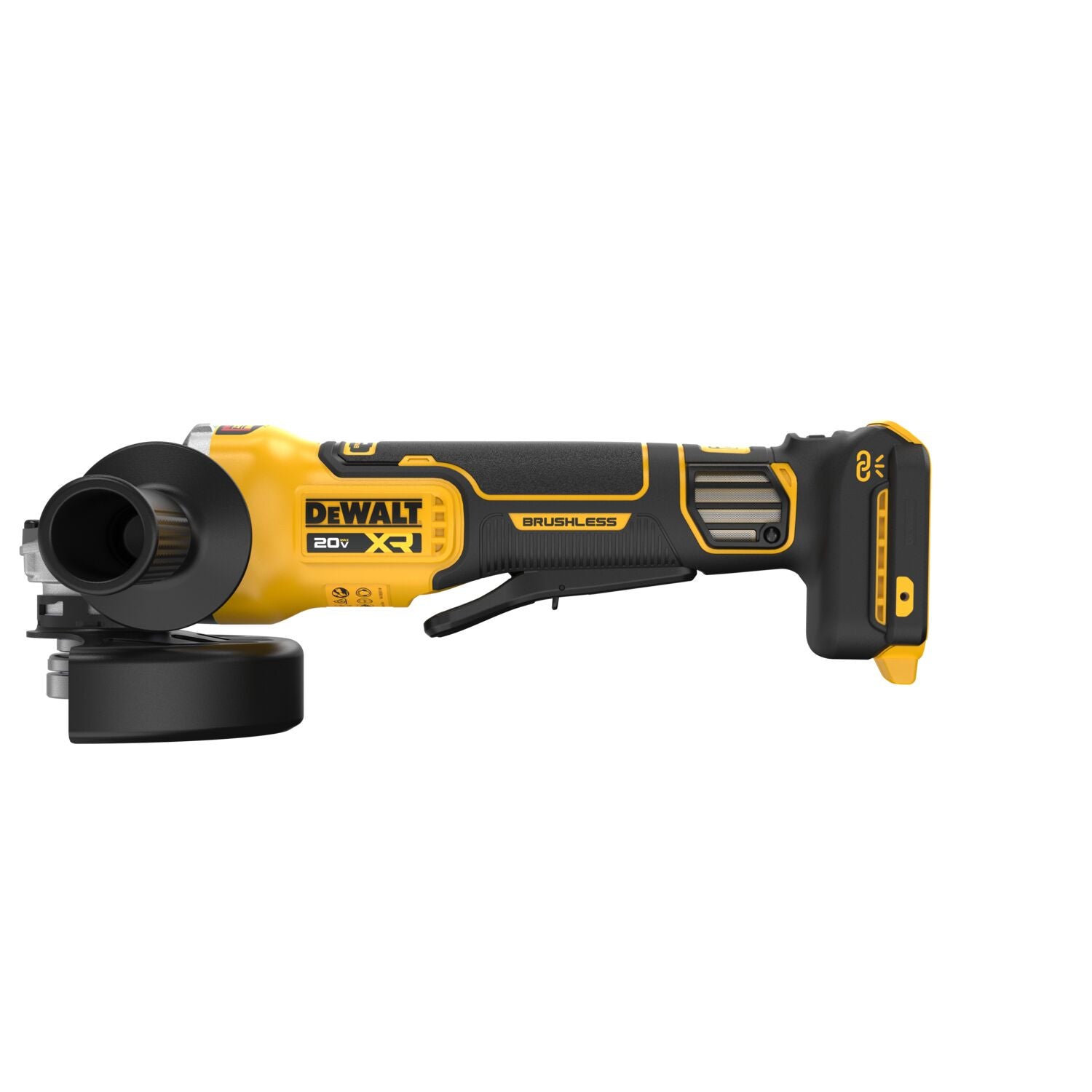 Dewalt DCG410VSB - Meuleuse sans fil 20 V MAX* XR® sans balais, 4-1/2 à 5 po, à vitesse variable et interrupteur à palette (outil seul)