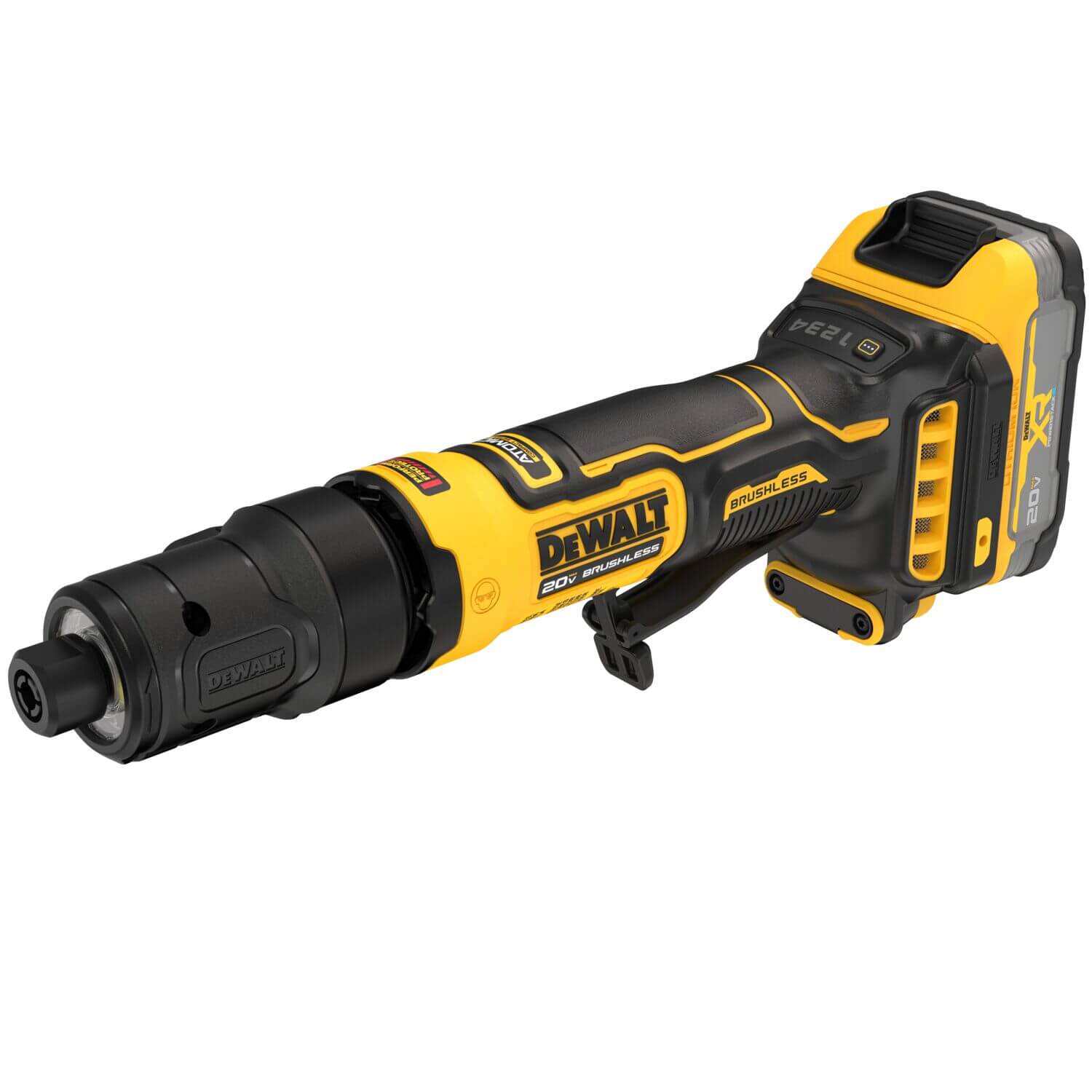 DEWALT DCG420E2 - ATOMIC™ 20V MAX* Brushless Die Grinder Kit with (2) XR POWERSTACK™ Batteries
