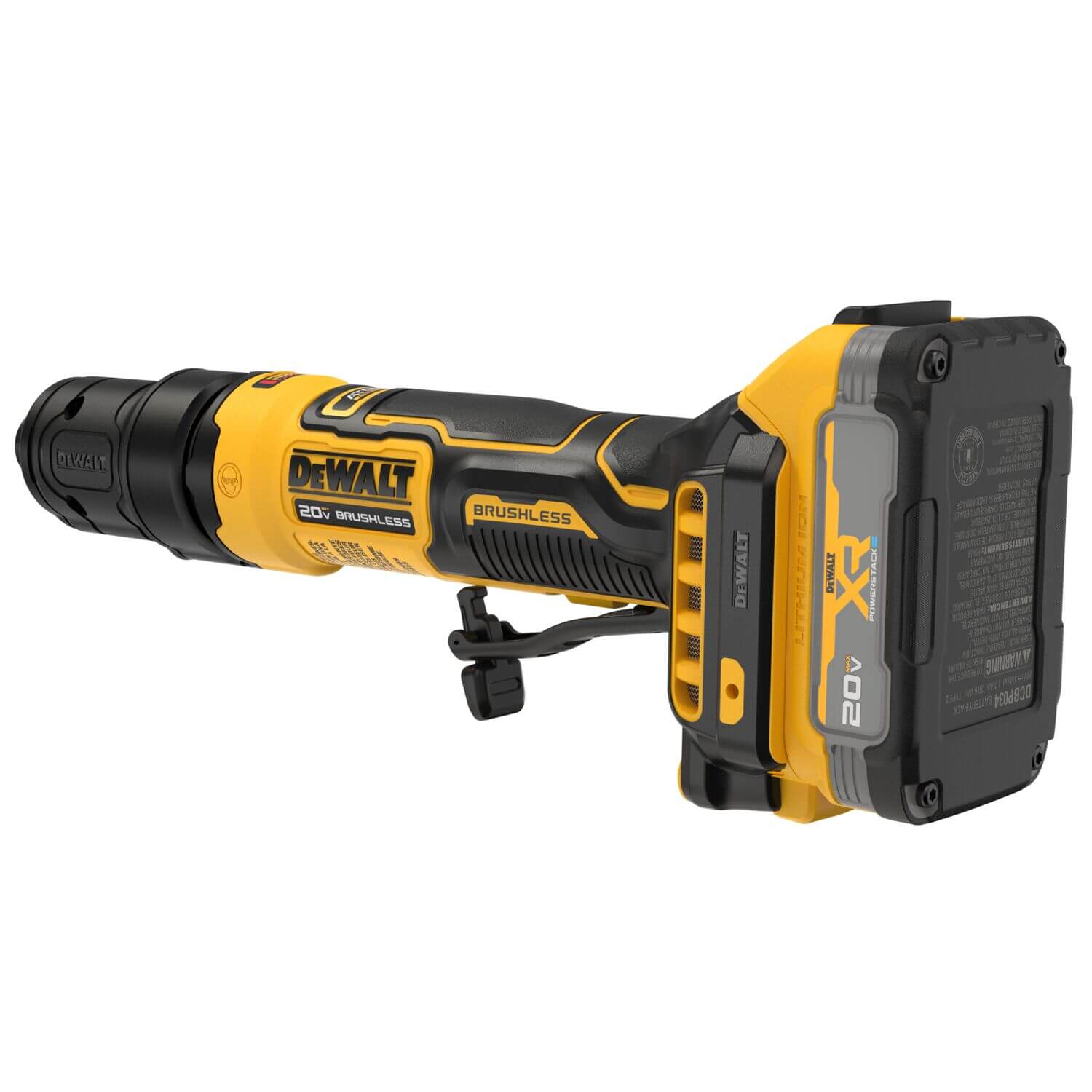 DEWALT DCG420E2 - ATOMIC™ 20V MAX* Brushless Die Grinder Kit with (2) XR POWERSTACK™ Batteries