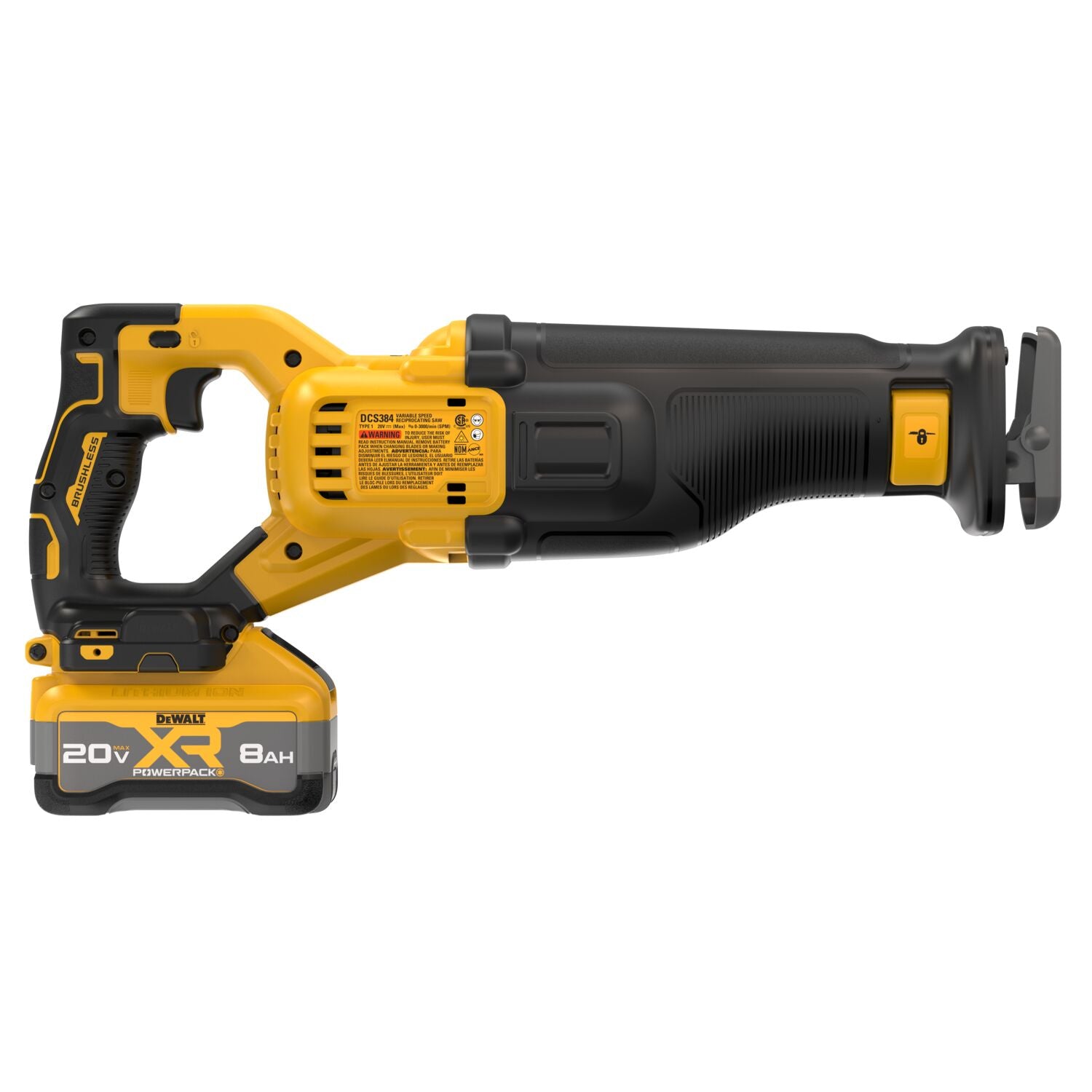 Dewalt DCS384WW1 – 20 V MAX* XR® BÜRSTENLOSES AKKU-SÄBELSÄGE-SET