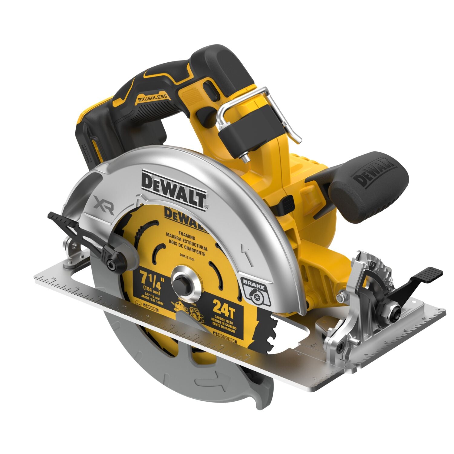 Scie circulaire sans fil Dewalt DCS590B- 20 V MAX* XR® sans balais de 7-1/4 po (outil seul)