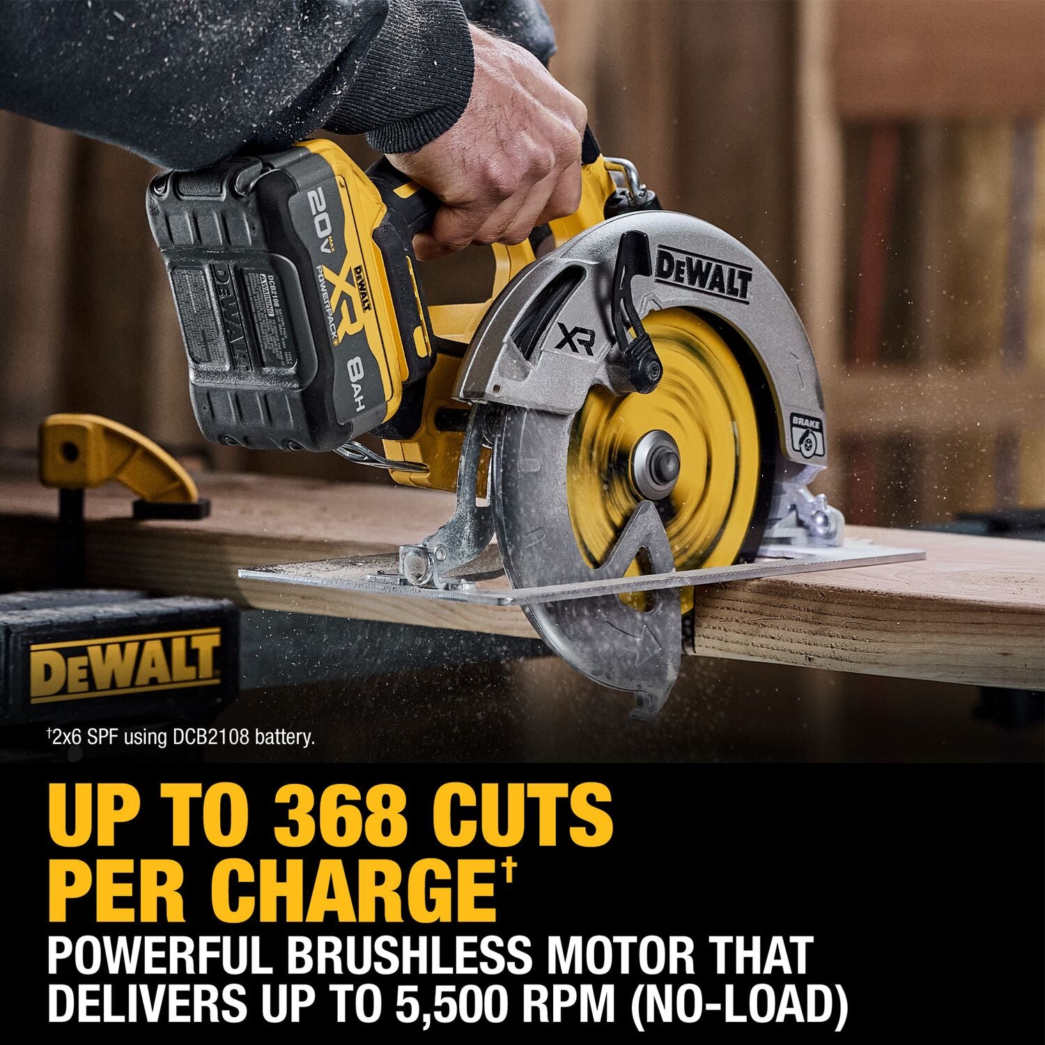 Dewalt DCS590WW1- 20V MAX* XR® BRUSHLESS CORDLESS 7-1/4 IN. CIRCULAR SAW KIT