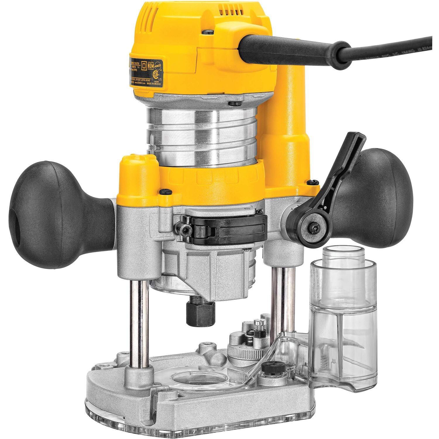 DEWALT DNP616-Staubsammeladapter für Oberfräsen mit Tauchbasis, Kompaktoberfräse