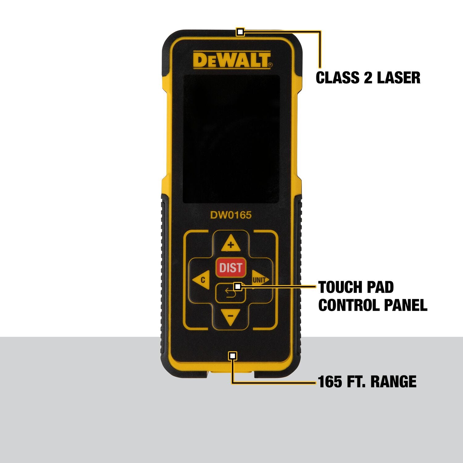 DEWALT DW0165N-165 Ft. Farbbildschirm-Laser-Entfernungsmesser