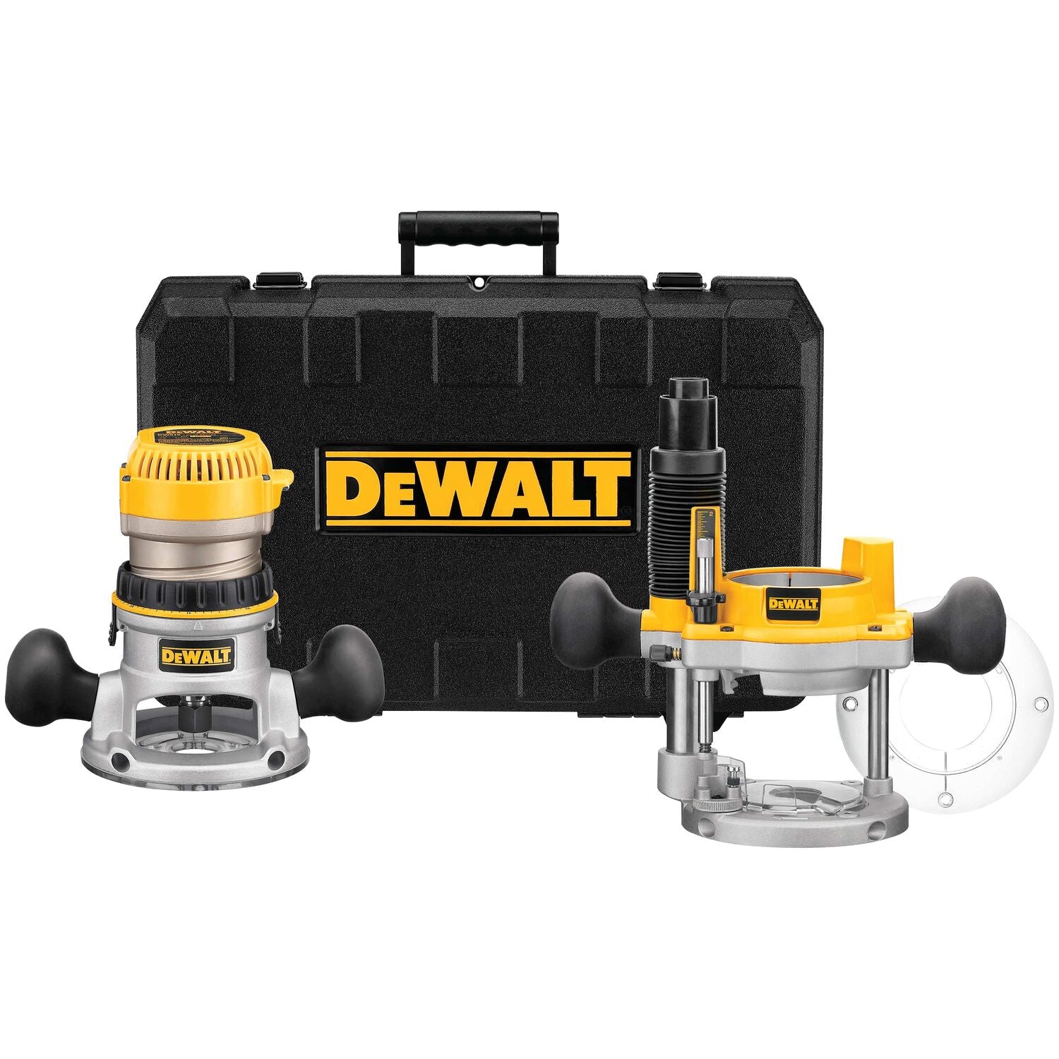 DEWALT DW616PK-Router, Fixed/Plunge Base Combo Kit, 11-Amp, 1-3/4 Hp,