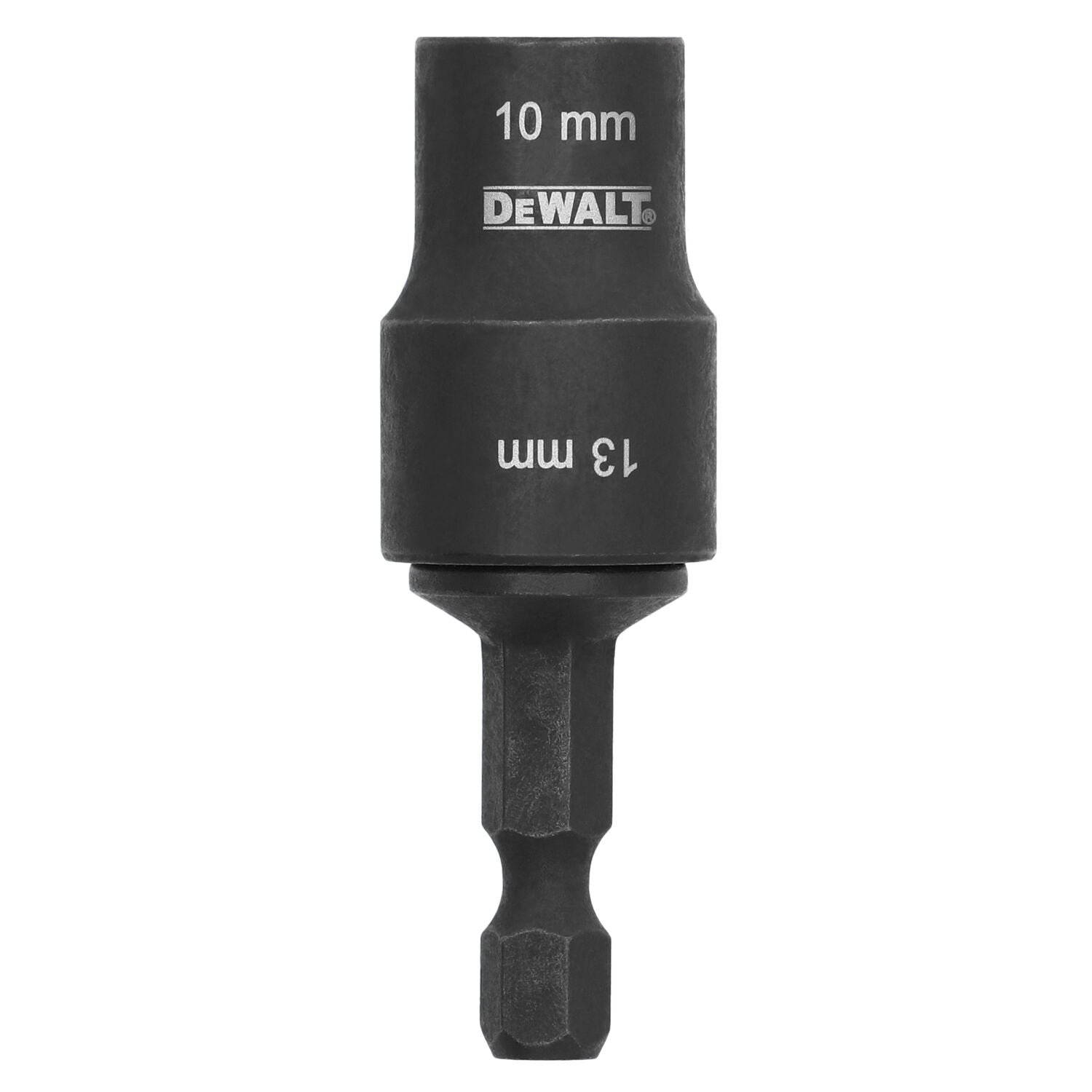 DEWALT DWADEND1013MM – 10-mm- und 13-mm-Steckschlüssel mit kurzer Verlängerung