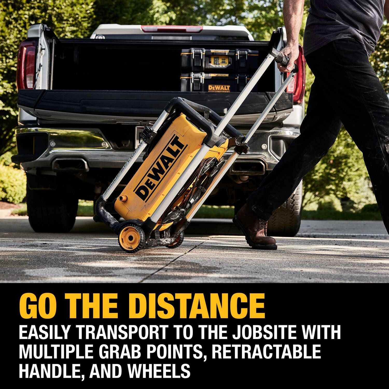 Dewalt DWPW3000 - 3000 MAX PSI* 1.1 GPM** 15 AMP BRUSHLESS JOBSITE ELECTRIC COLD WATER PRESSURE WASHER
