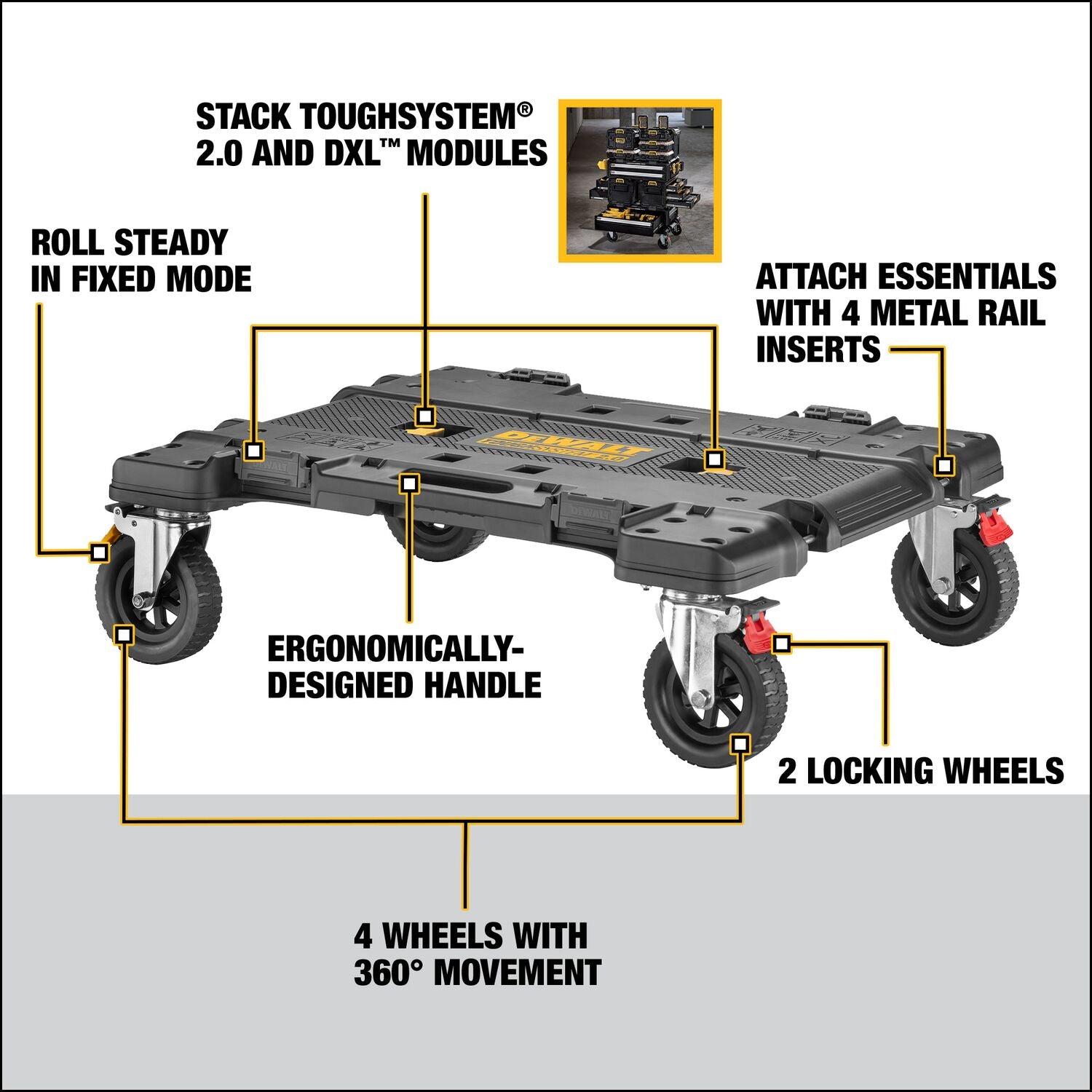 DEWALT DWST08530- DXL- Rollwagen