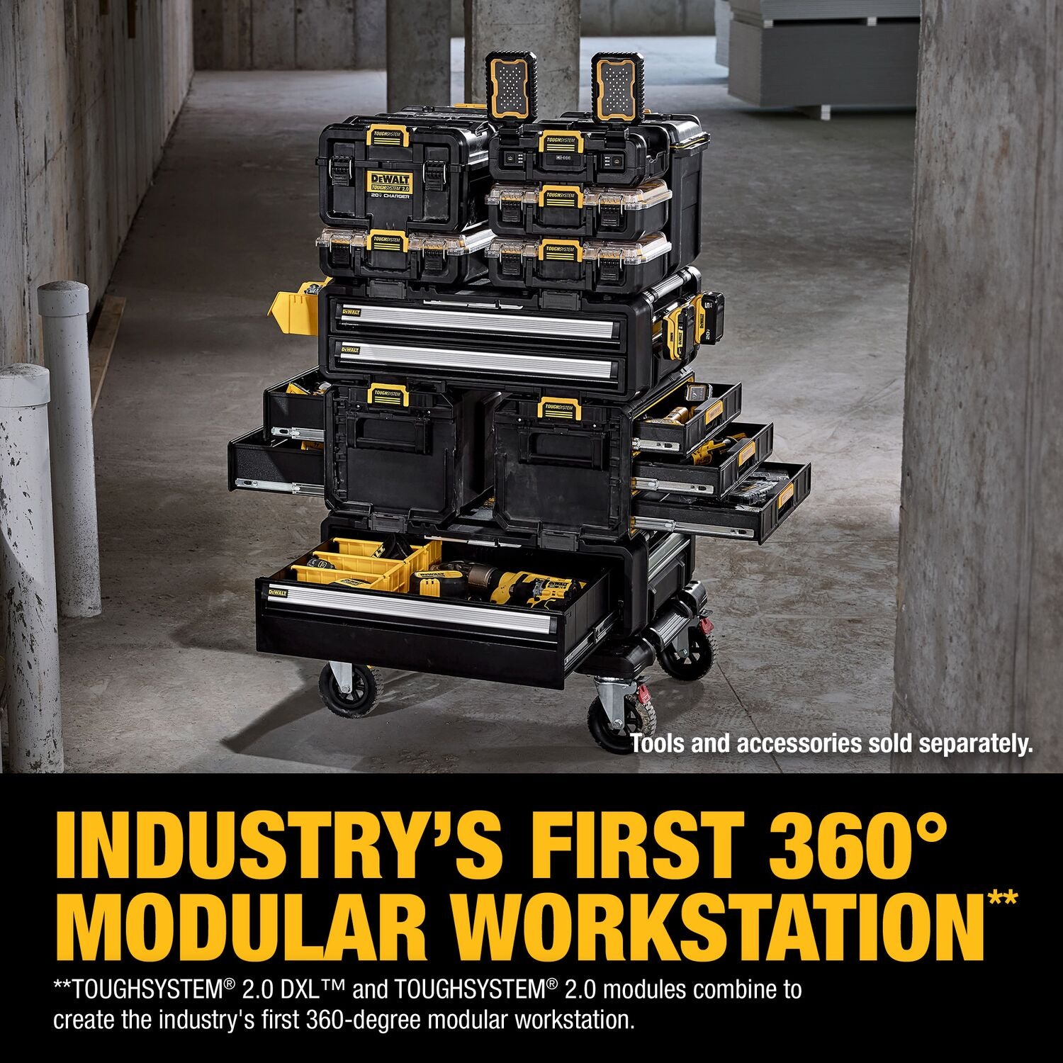 DEWALT DWST60510 TOUGHSYSTEM® 2.0 DXL™ 5-in-1 Tower