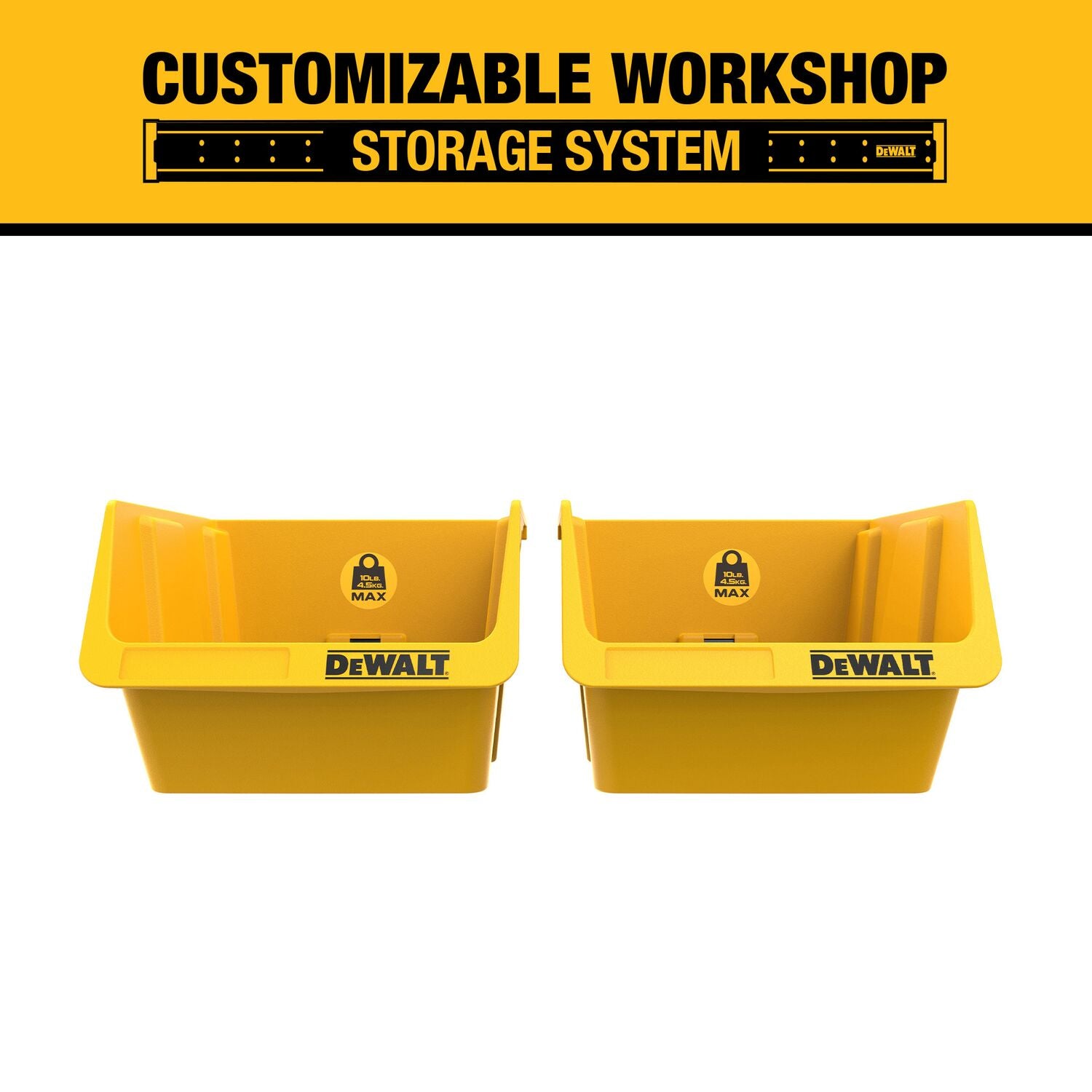 DEWALT DWST82813 - Bac en plastique - Lot de 2