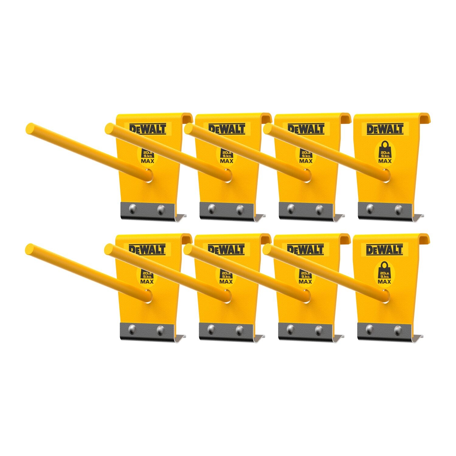 DEWALT DWST82817-8pc Corded Power Tool Peg Hook Set