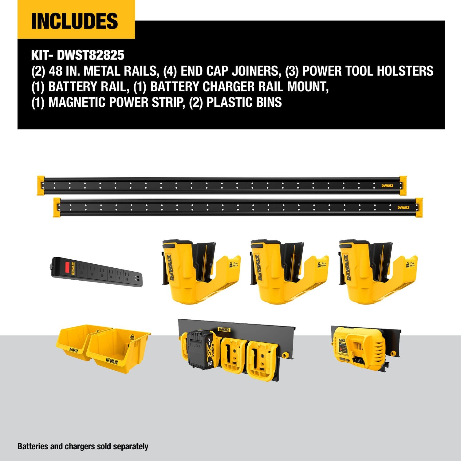 DEWALT DWST82825 - Kit de rangement pour outils électriques