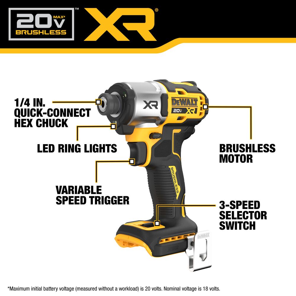 DEWALT DCK250QQ2 - 20V MAX 2-Tool Combo Kit