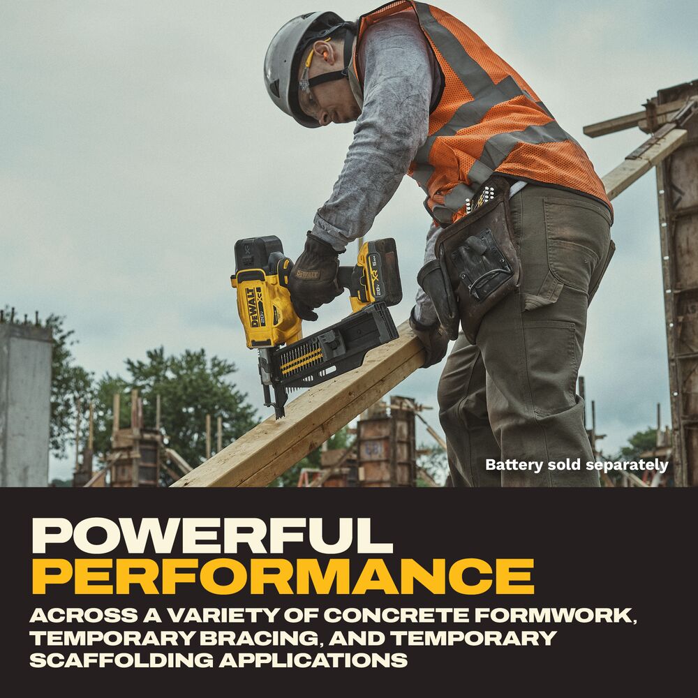 DEWALT DCN910B - 20V MAX XR Brushless 21-Degree Plastic Collated Duplex Nailer