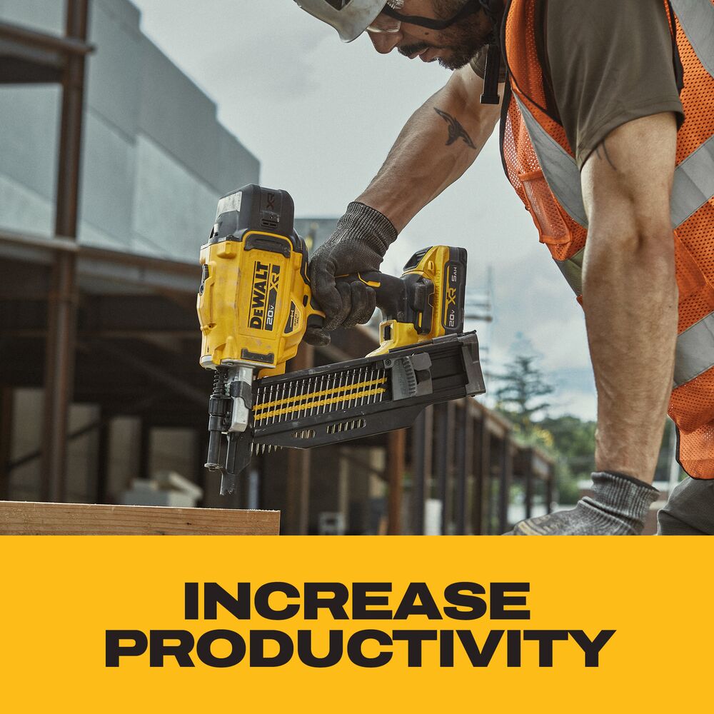 DEWALT DCN910B - 20V MAX XR Brushless 21-Degree Plastic Collated Duplex Nailer