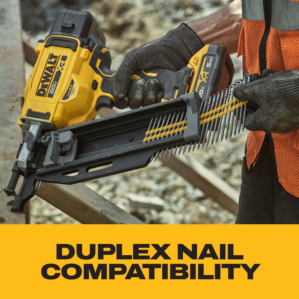 DEWALT DCN910B - 20V MAX XR Brushless 21-Degree Plastic Collated Duplex Nailer