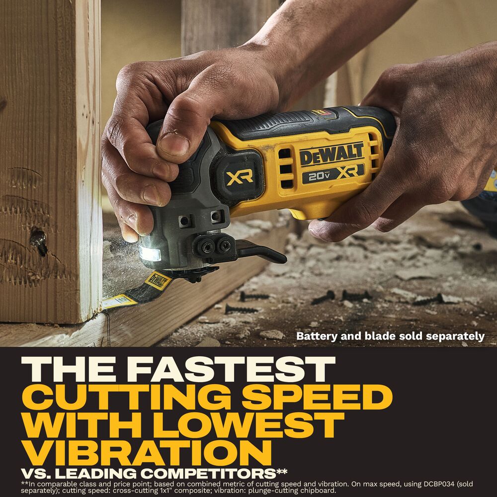 DEWALT DCS359B - 20V MAX* XR® Brushless Cordless Oscillating Multi-Tool (Tool Only)
