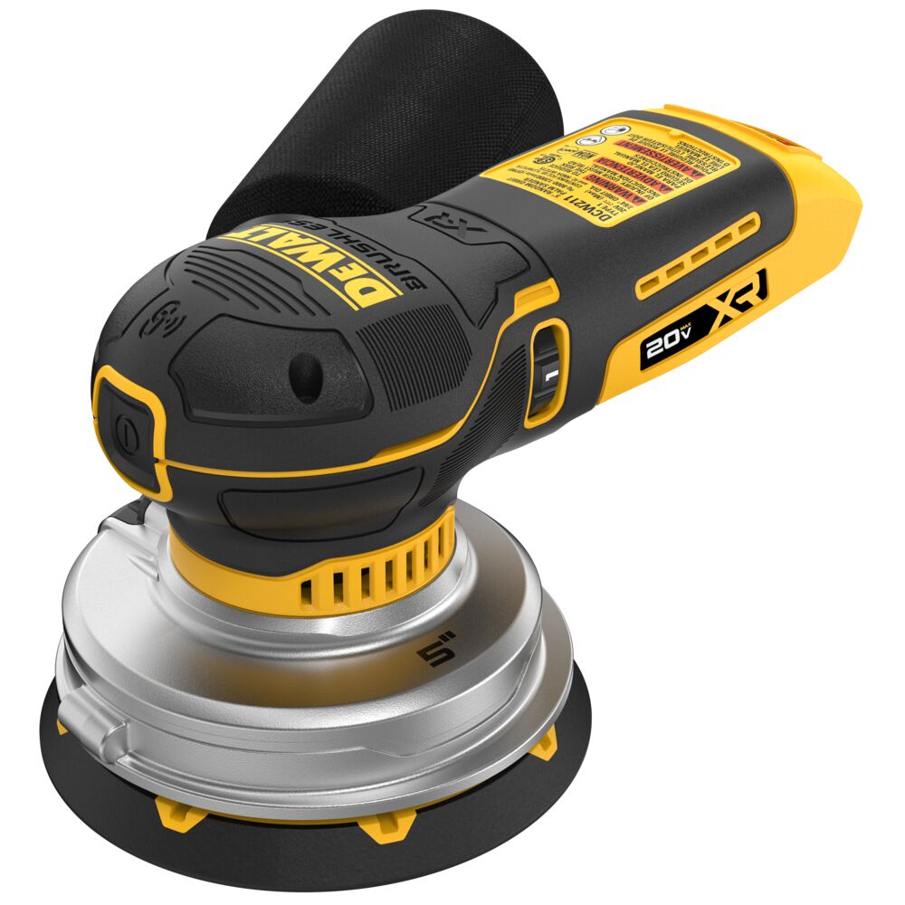 DEWALT DCW211B 20V MAX* XR® 5 in. Brushless Cordless Variable-Speed Random Orbit Sander (Tool Only)