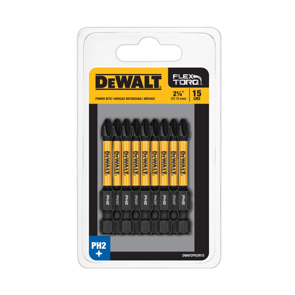 DEWALT DWAF2PH2IR15 – DEWALT 2,25 Zoll Phillips #2 Flextorq 15Pk