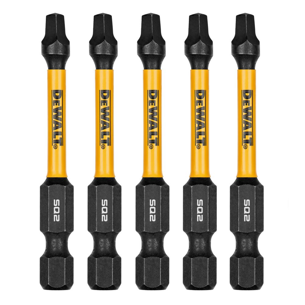 DEWALT DWAF2SQ2IR5 – DEWALT 2,25 Zoll Vierkant #2 Flextorq 5er-Pack