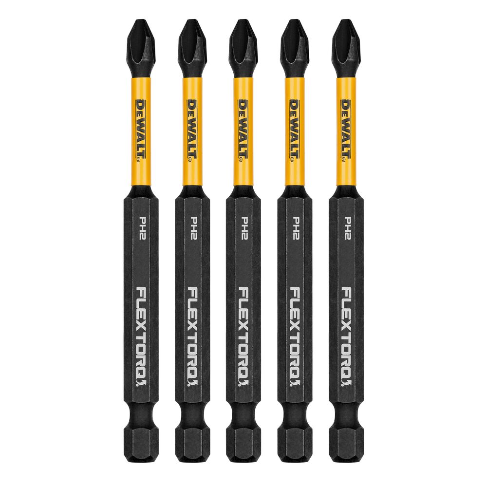 DEWALT DWAF3PH2IR5 – DEWALT 3,5 Zoll Phillips #2 Flextorq 5Pk