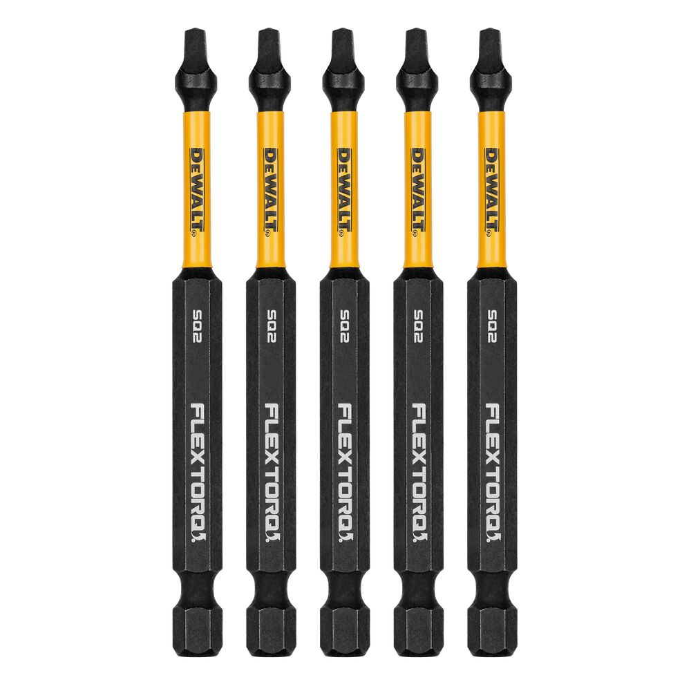 DEWALT DWAF3SQ2IR5 - DEWALT 3.5In Square #2 Flextorq 5Pk