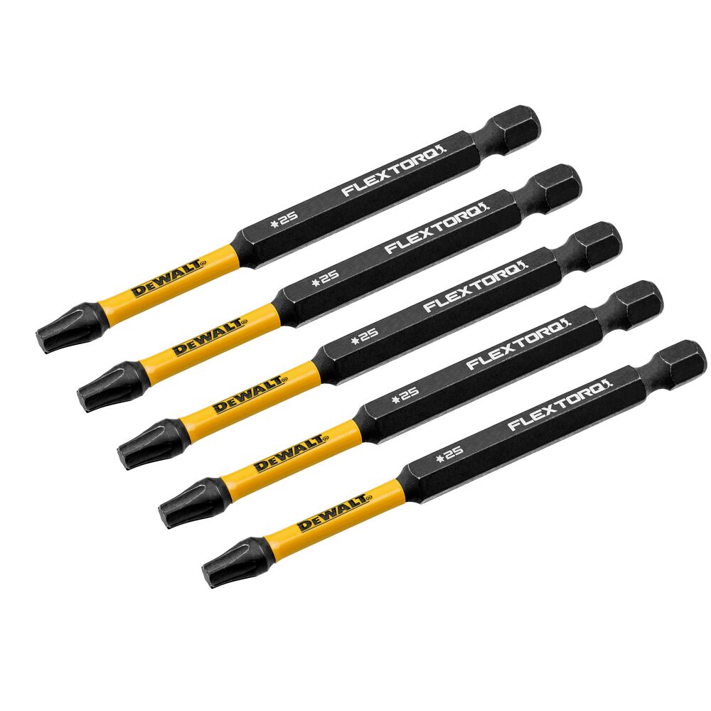 DEWALT DWAF3TX25IR5 - DEWALT 3,5 pouces Torx T25 Flextorq 5Pk