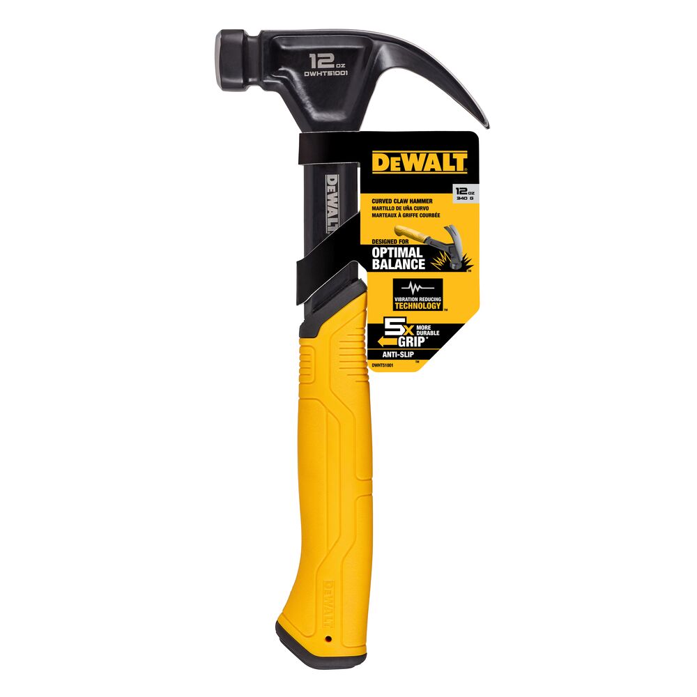 DEWALT DWHT51001 - Marteau cloueur à griffes courbées DEWALT 12 oz