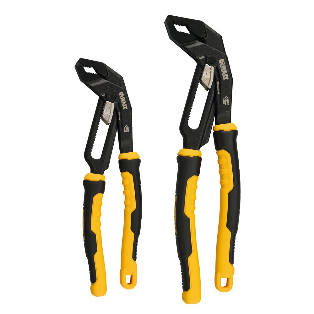 DEWALT DWHT82824 Slidelock Plier 8 in. and 10 in. V-Jaw (2-PK)