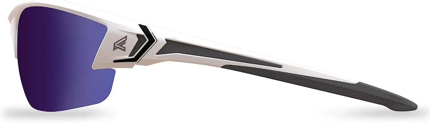 Edge TSDKAP248-G2 Khor G2-White Frame/Polarized Aqua Blue Mirror Lenses EDGE