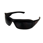 Edge TXB436 - Brazeau Torque - Matte Black w/ Red "E" / Polarized Smoke Lens EDGE