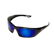 Edge TXRAP418 - Robson - Black / Polarized Aqua Precision Blue Mir - Wise Line Tools