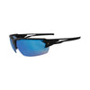 Edge XPAP418 – Pumori – Mattschwarzer Rahmen / Aqua Precision Blue Mirror Lens