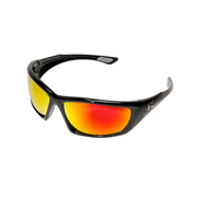 Edge XRAP419 - Robson - Black/Aqua Precision Red Mirror Lens - Wise Line Tools