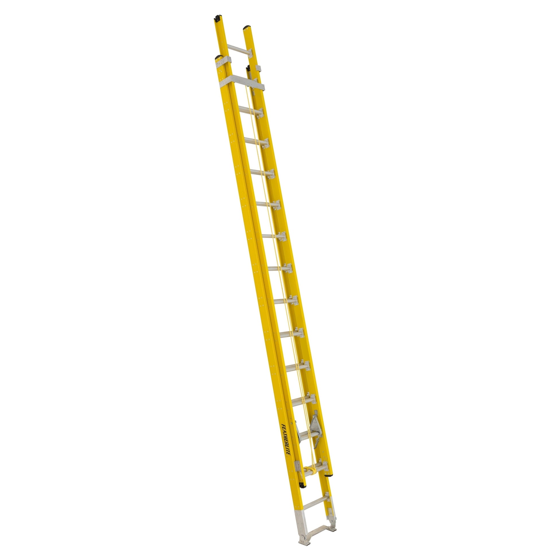 FEATHERLITE  6228D -  28'  -  HEAVY DUTY Fiberglgass D RUNG EXTENSION LADDER - Wise Line Tools