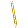 ÉCHELLES FEATHERLITE 24' 9224D ÉCHELLE À COULISSE EN FIBRE DE VERRE, TYPE 1AA, CHARGE DE 375 LB 