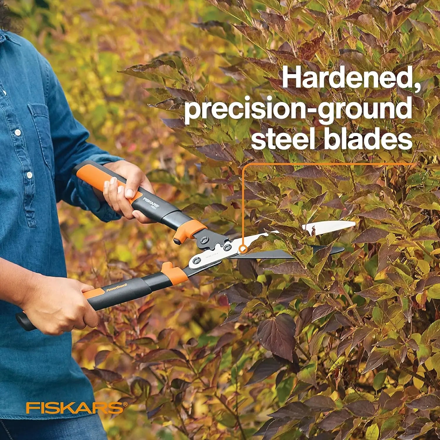FISKARS 392861 - PowerGear2™ Hedge Shears (23") HS551 FISKARS