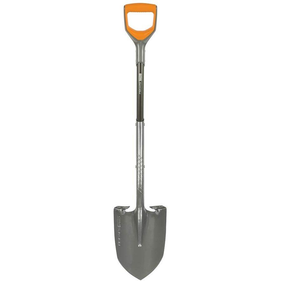 Fiskars 397960 PRO Shovel, Digging, 44 Inch, Silver - Wise Line Tools