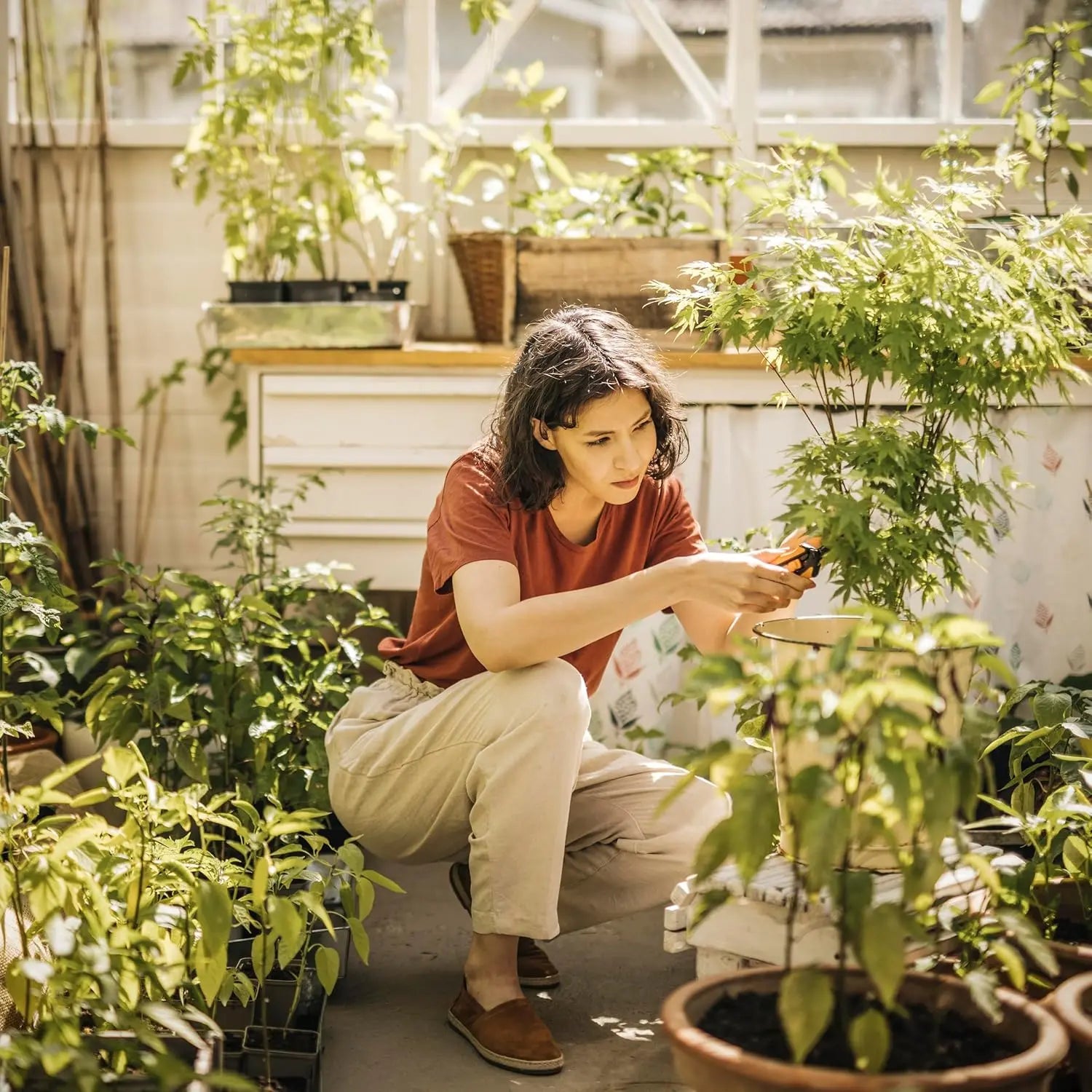 FISKARS 399241 - Non-stick Micro-Tip® Pruning Snips FISKARS