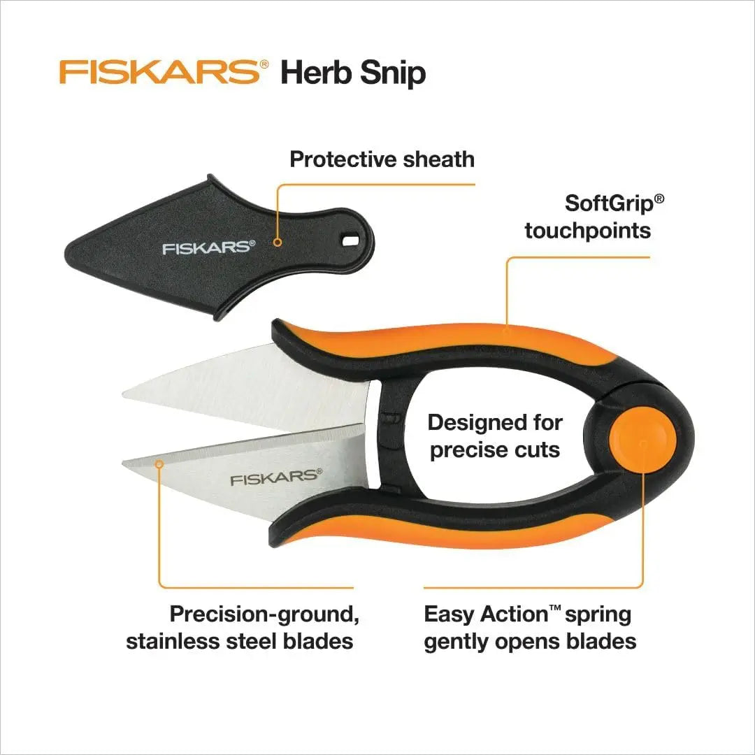 FISKARS FSK310020 - Herb Snips (5") FISKARS