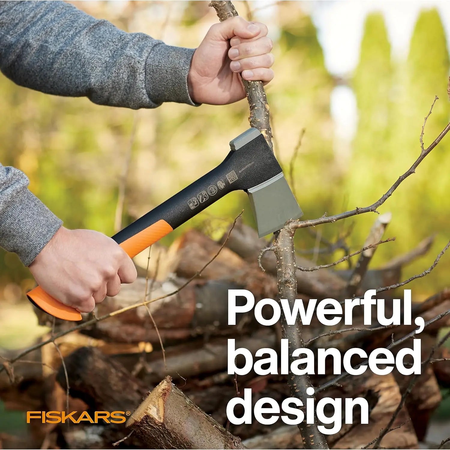 FISKARS FSK378501 - Steel Hatchet - 14" FISKARS