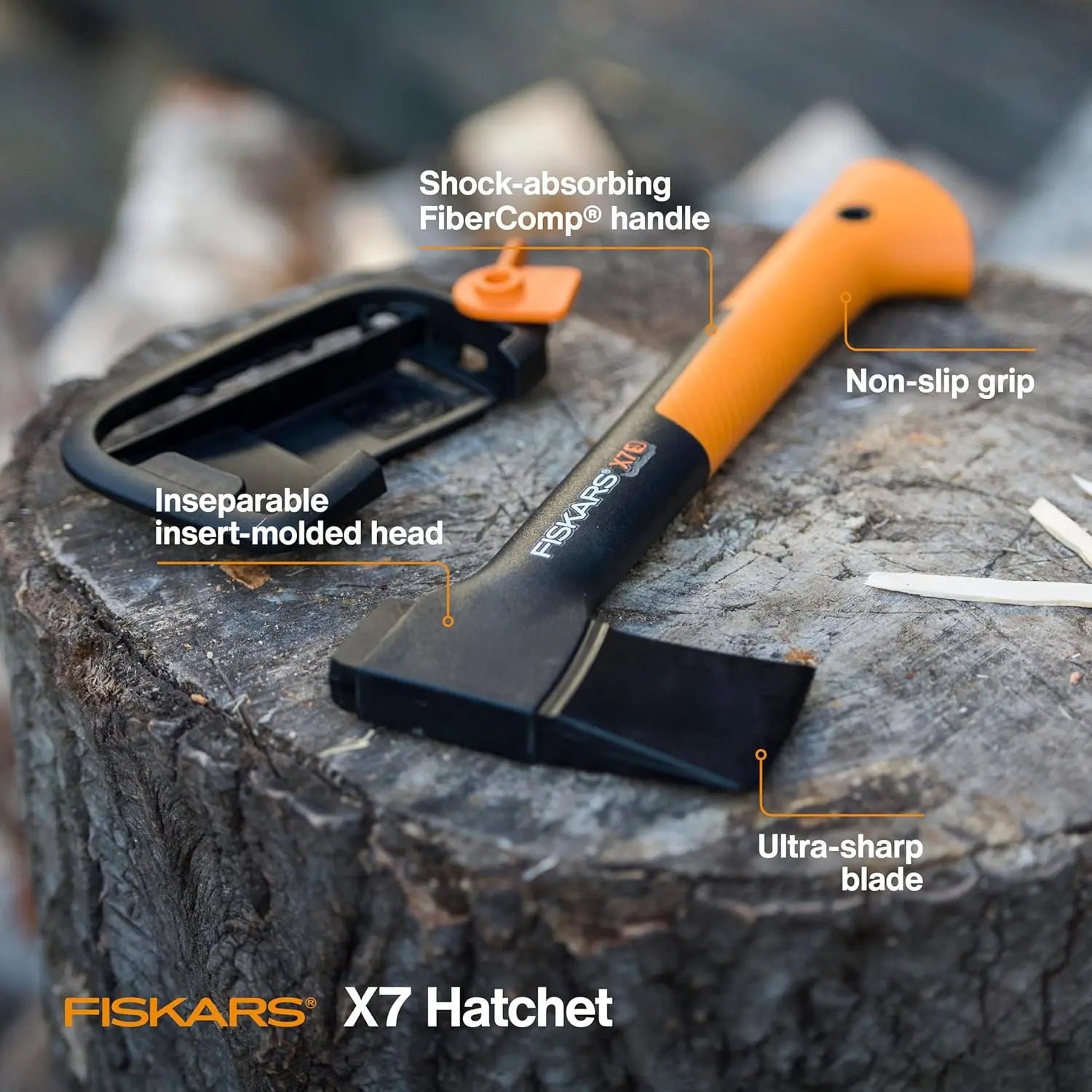 FISKARS FSK378501 - Steel Hatchet - 14" FISKARS