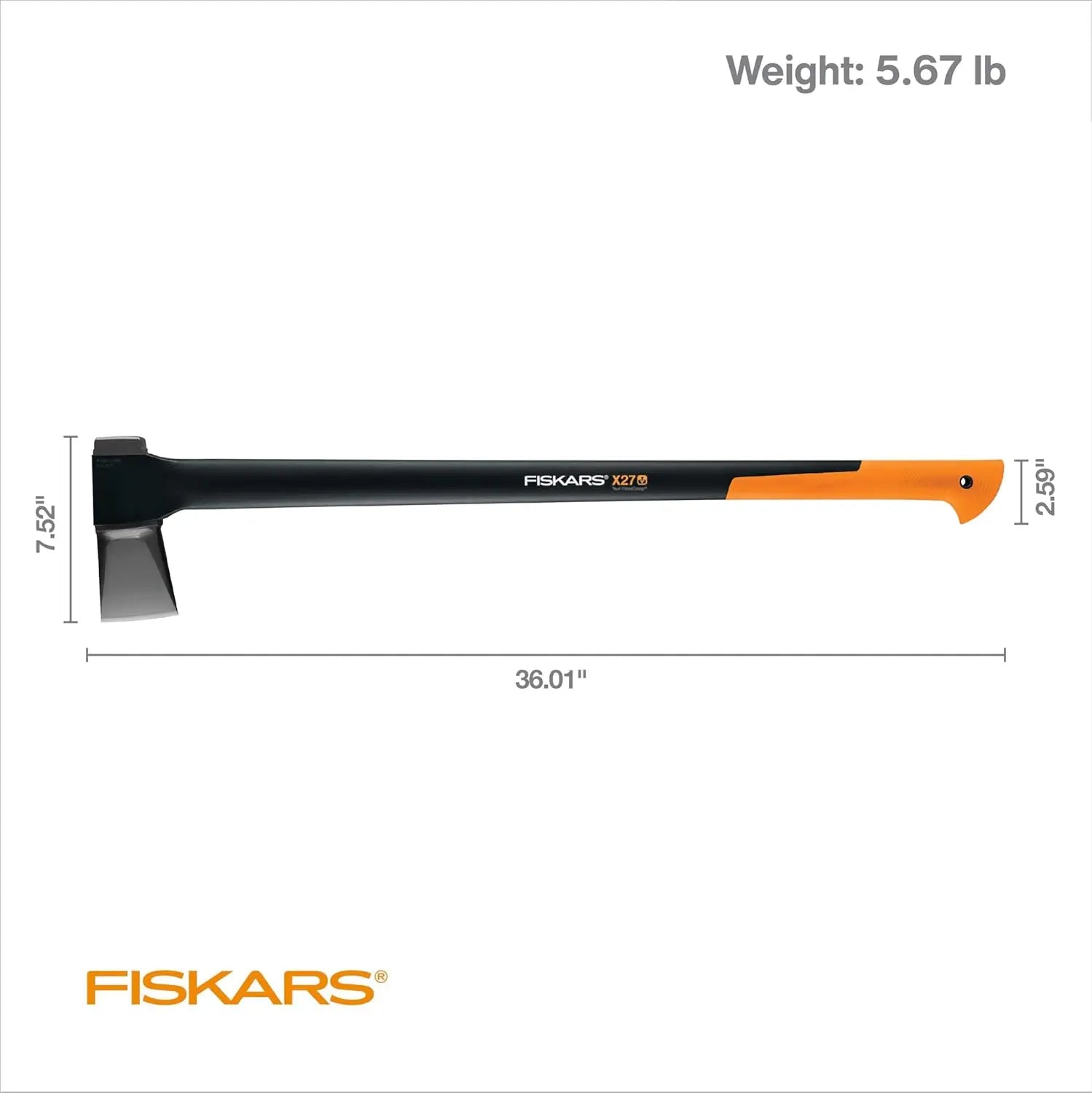 FISKARS FSK378841 - Splitting Steel Axe X27 - 36" FISKARS