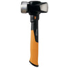 FISKARS FSK750910 - IsoCore 3 lb. Forged Steel Head Club Hammer 13 in.