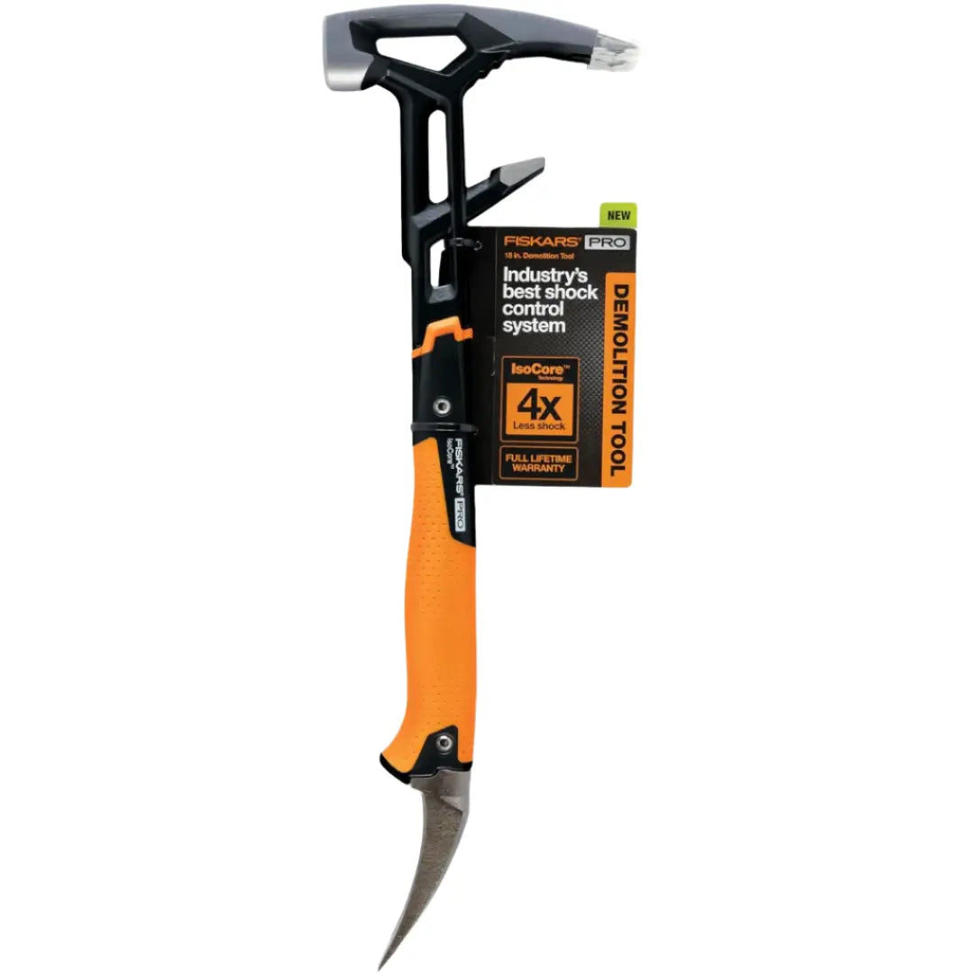 FISKARS FSK751400 - Pro IsoCore Wrecking Bar 18 Inch FISKARS