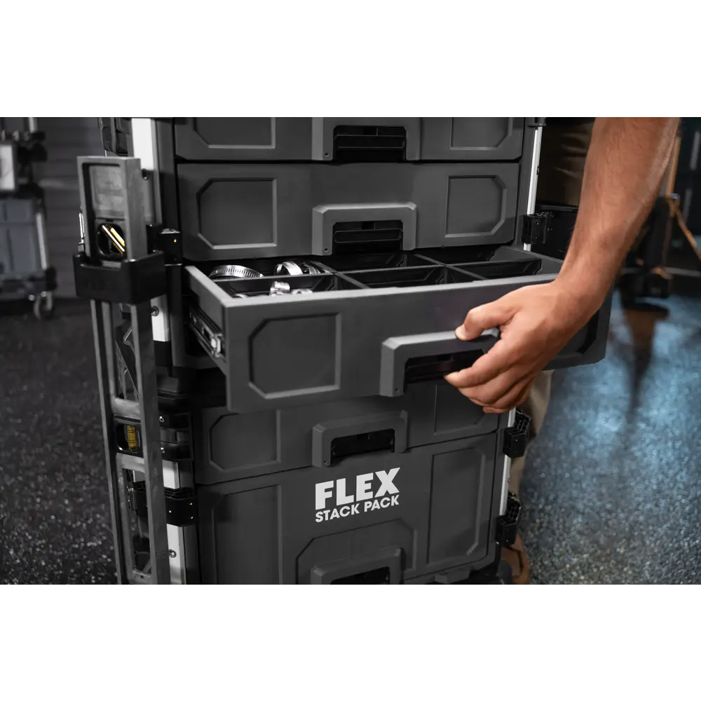 FLEX FS1105 - FLEX STACK PACK™ 3-Drawer Tool Box - Wise Line Tools