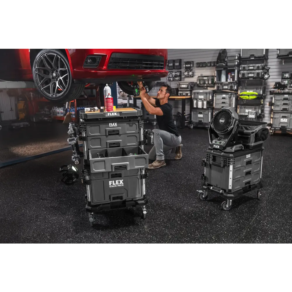 FLEX FS1105 - FLEX STACK PACK™ 3-Drawer Tool Box - Wise Line Tools