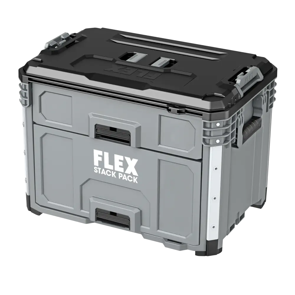 FLEX FS1106 - STACK PACK™ 2-Drawer Tool Box - Wise Line Tools