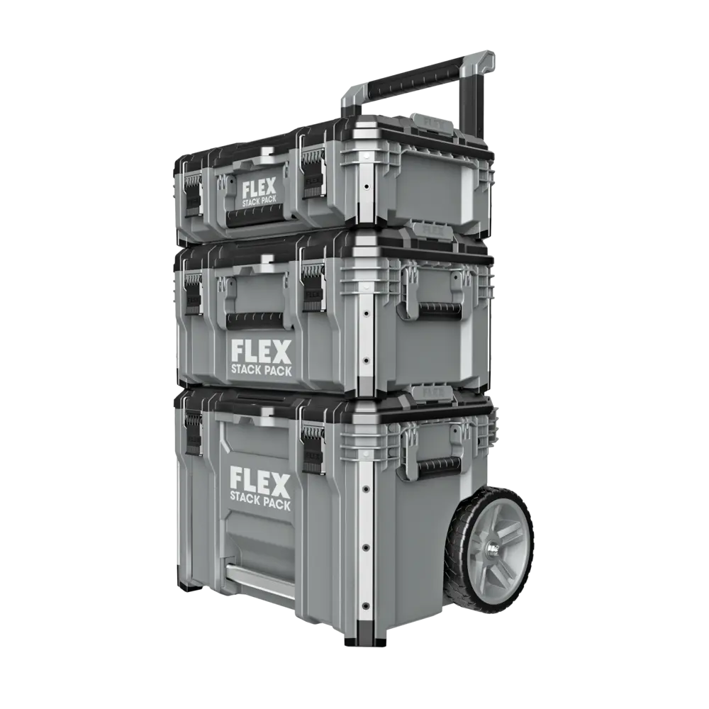 FLEX FSM1101-3 - STACK PACK™ 3-PC. STORAGE SYSTEM - Wise Line Tools