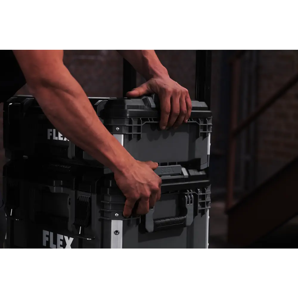 FLEX FSM1101-3 - STACK PACK™ 3-PC. STORAGE SYSTEM - Wise Line Tools